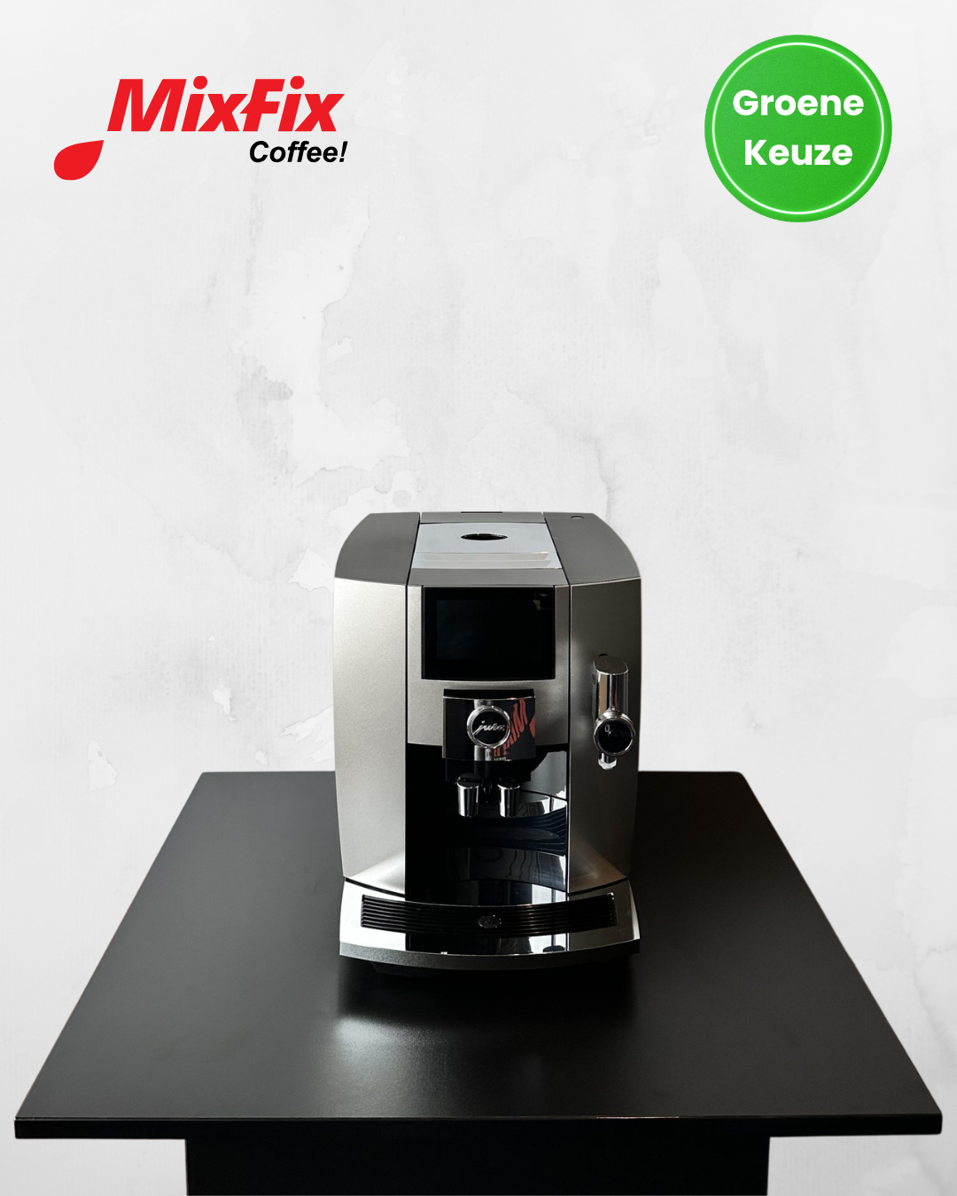 Jura J8 Midnight Silver (EA) - Refurbished Jong Gebruikt