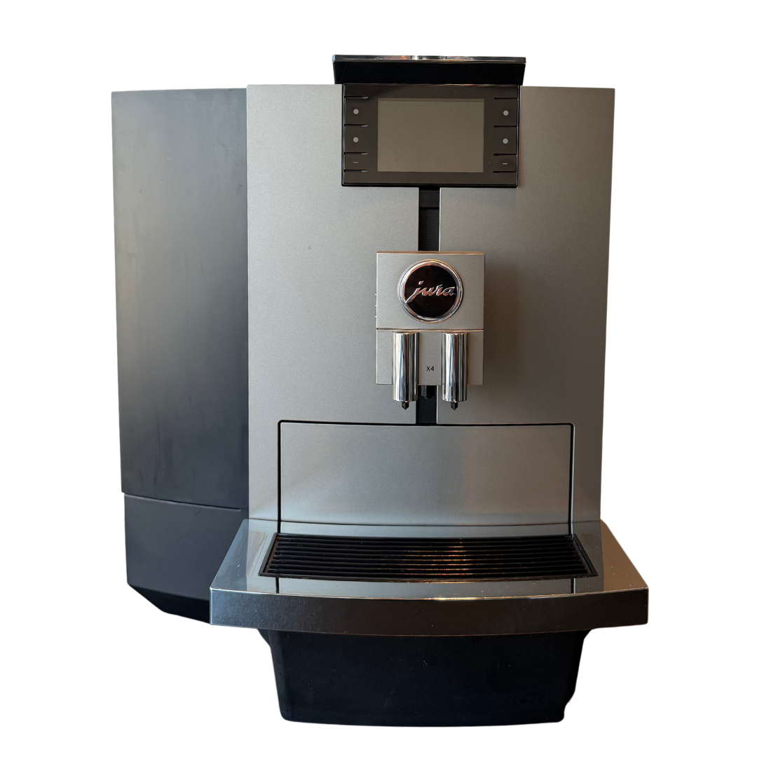 Jura X4 Dark Inox Refurbished 2025 - Professionele Koffiemachine Bonen Kantoor