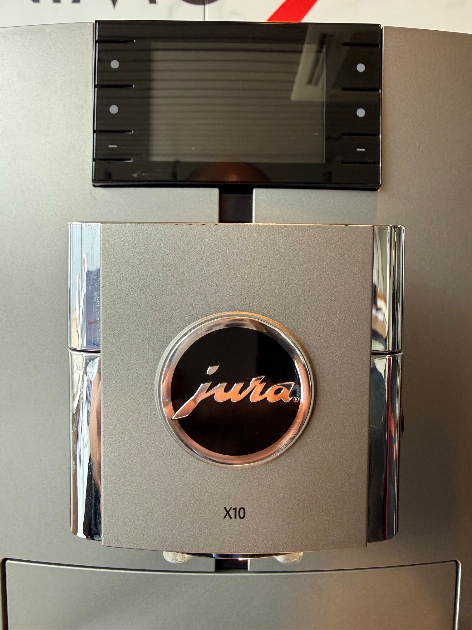 Jura X10 Dark Inox Refurbished 2023- Professionele Koffiemachine Bonen Kantoor - Afbeelding 4