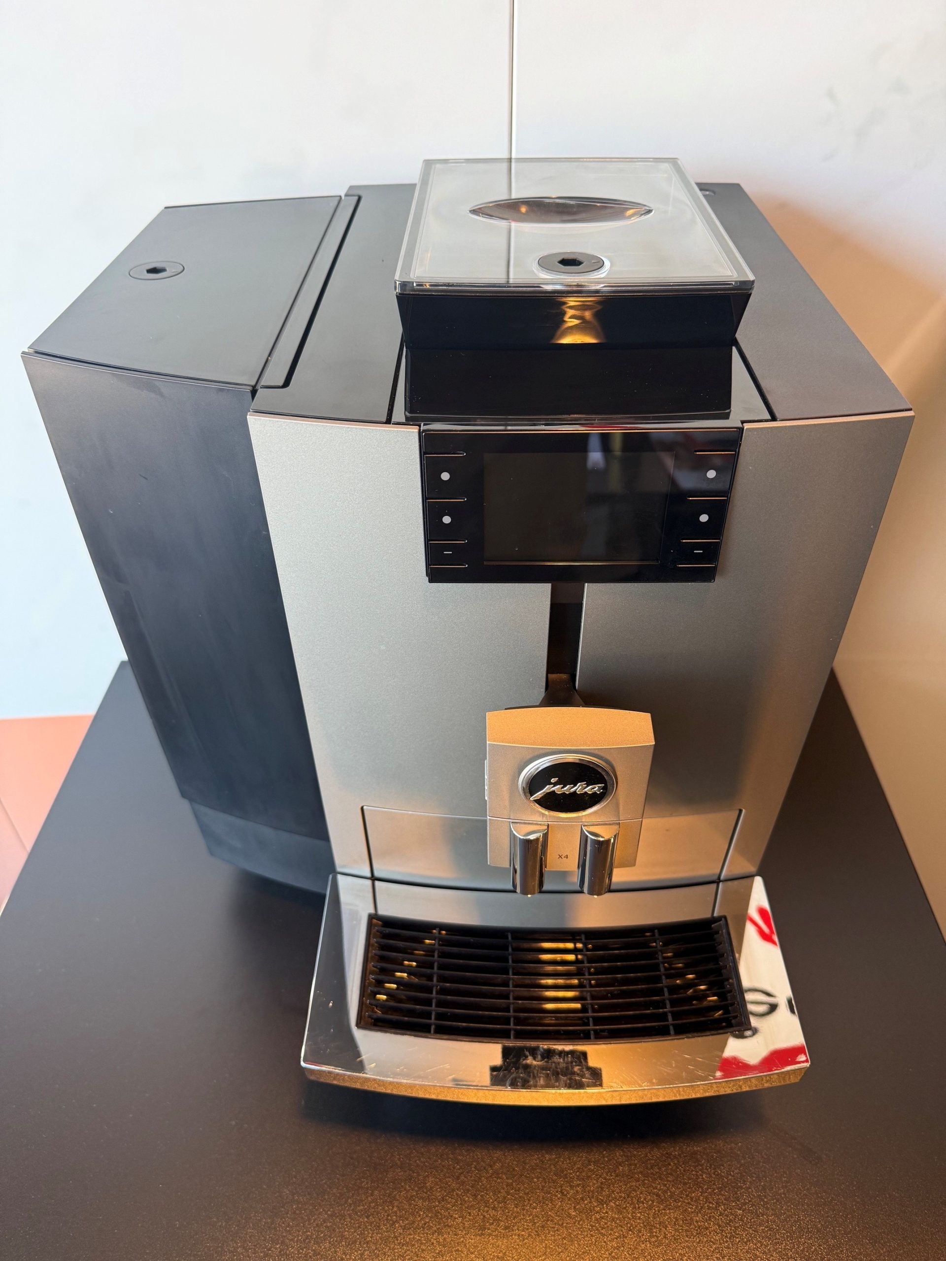 Jura X4 Dark Inox Refurbished 2025 - Professionele Koffiemachine Bonen Kantoor - Afbeelding 4